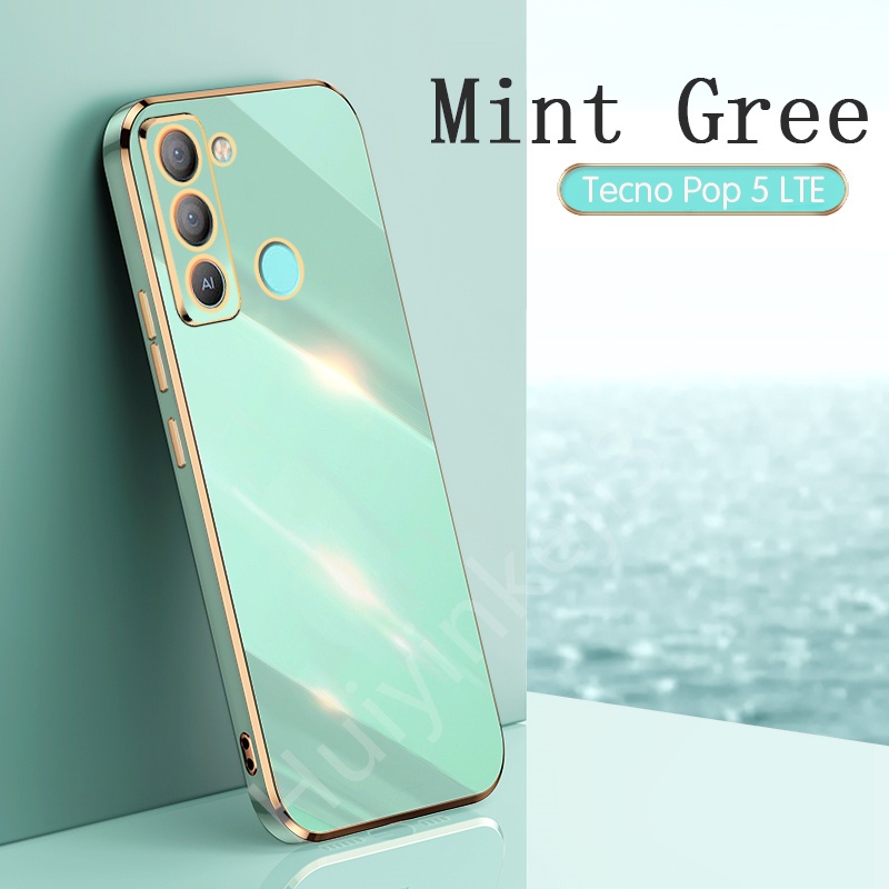 Ốp Lưng Mạ Vàng Cho Tecno Pop 5 LTE