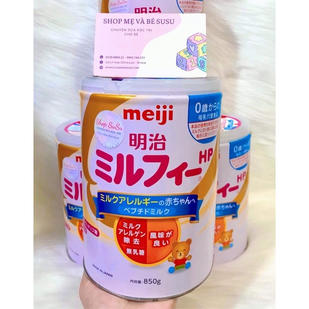 Sữa Meiji HP dành cho bé dị ứng đạm sữa bò 850g