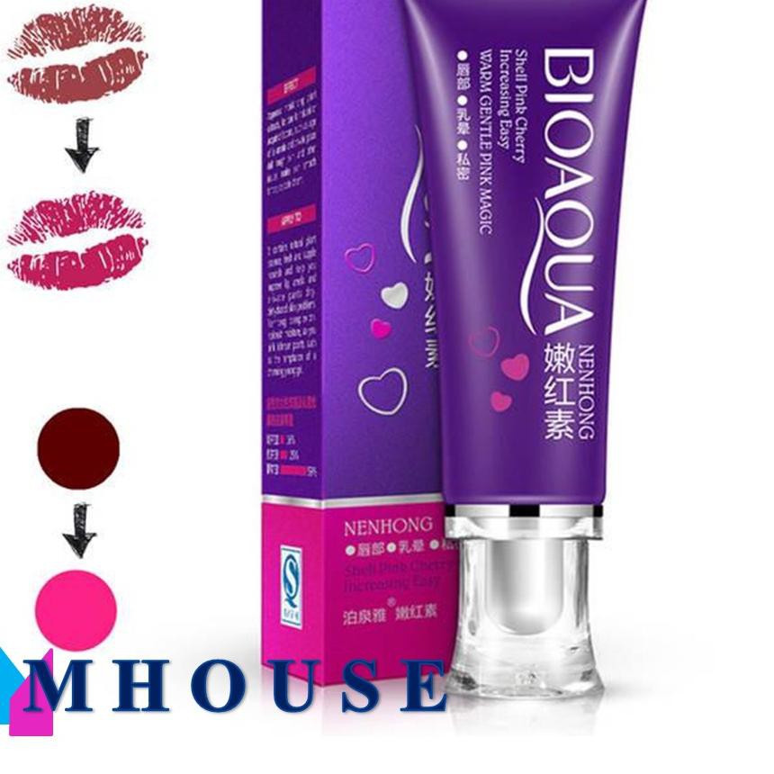 (Hàng Mới Về) Kem Dưỡng Ẩm Môi Chiết Xuất Hoa Anh Đào BQY Bioaqua Mru-234 | BigBuy360 - bigbuy360.vn