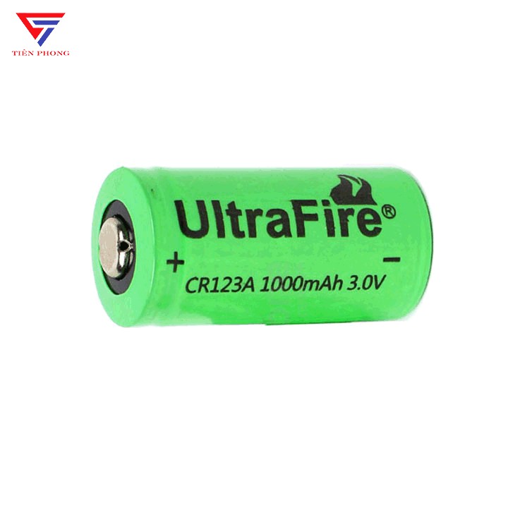 Combo 2 viên pin sạc CR123 CR123A UltraFire 1000mAh 3V chính hãng