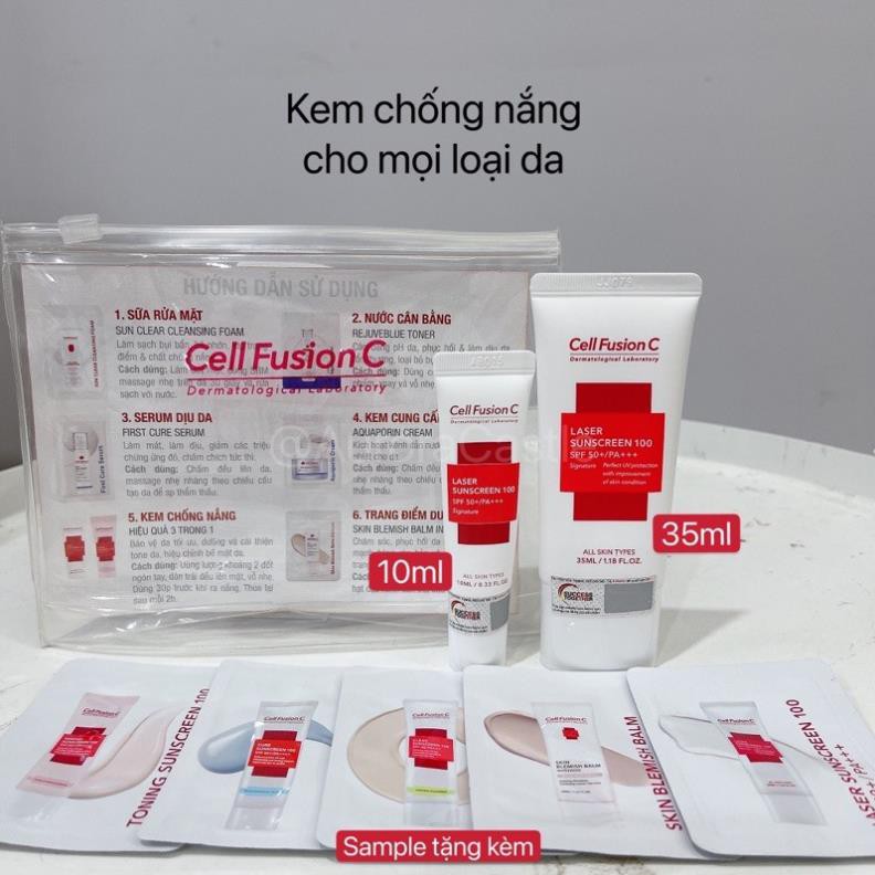 (35ml) kem chống nắng Cell Fusion C