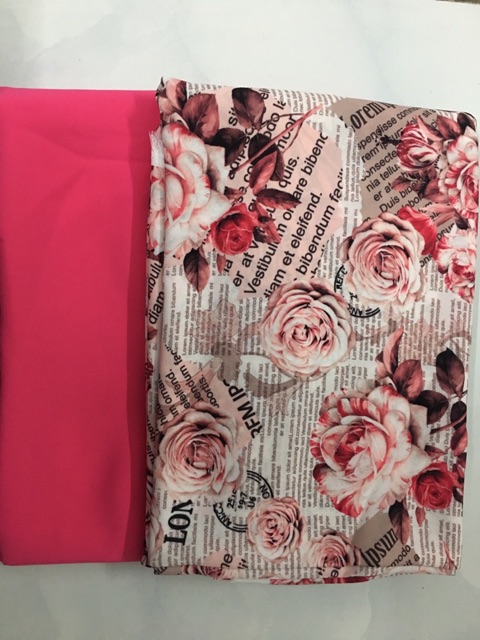 Vải may áo dài, Họa Tiết Hoa Hồng Siêu Đẹp