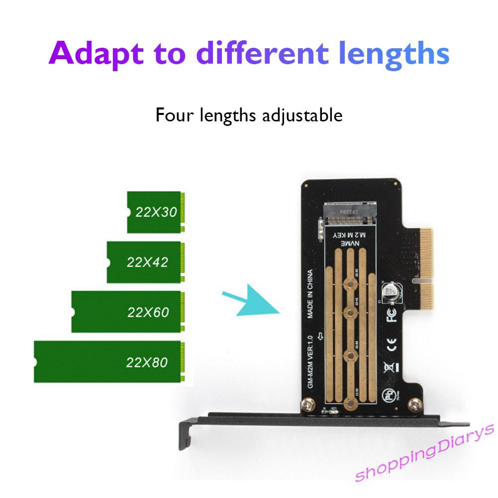 ✤Giày Thể Thao Thiết Kế Năng Động Trẻ Trung Hợp Thời Trang✤ Adapter Chuyển Đổi M.2 PCIe SSD M2 NGFF NVMe M Key Sang PCI-E 3.0 X4 | BigBuy360 - bigbuy360.vn