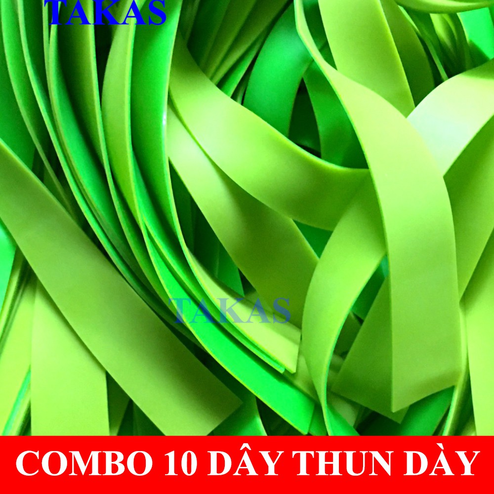 10 Dây Thun cao Su Loại Dày 2 Lớp 1.2mm-Chun Cao Su Bắn Ná