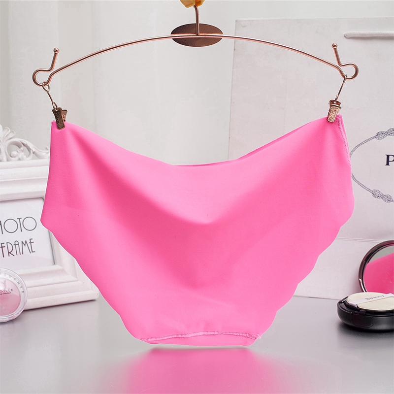 Quần lót mềm lưng thấp không đường may size lớn M-XXL quyến rũ dành cho nữ