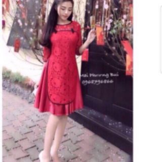 Áo dài cách tân ren