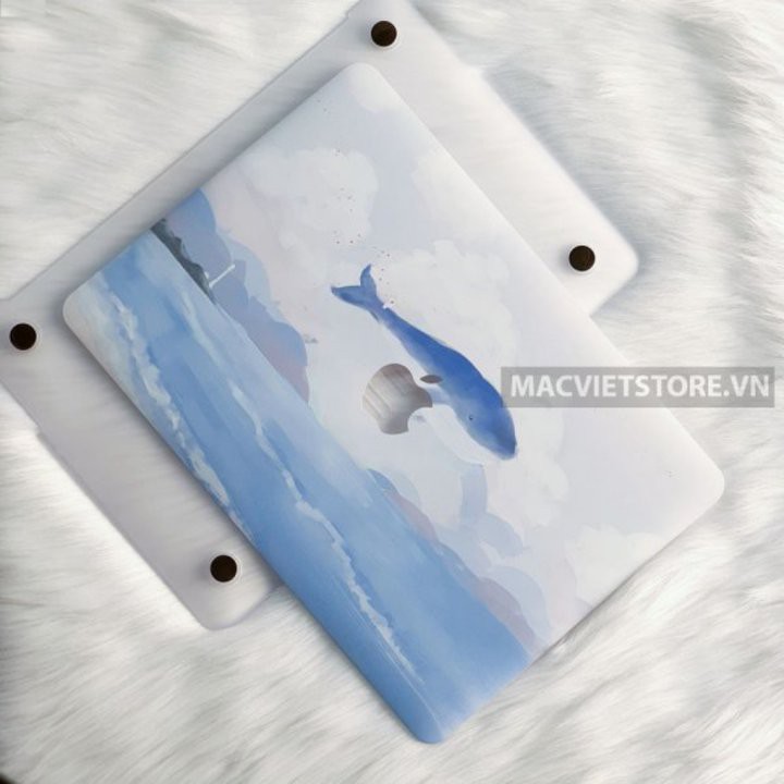 Ốp Macbook Hình Cá Voi Tích Đủ Dòng (Tặng Kèm Phủ Phím Và Set Nút Chống Bụi) | BigBuy360 - bigbuy360.vn