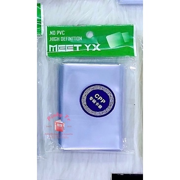 [THƯỜNG] Bọc Sleeves Card Standard USA Size 57x87mm - hãng MeeT của Trung (Không Có Phần Seal Dán)