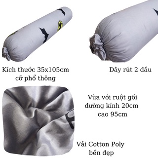 vỏ gối ôm vải mềm mịn