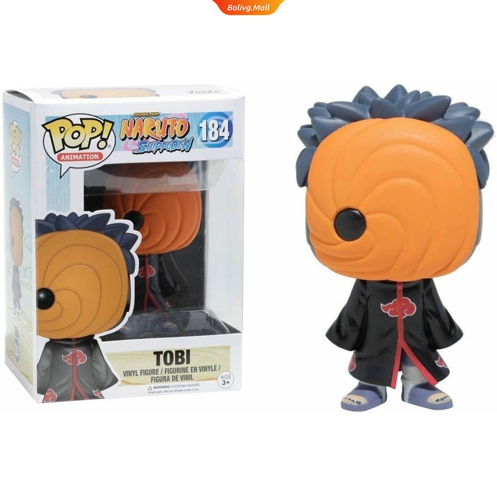 FUNKO POP! Mô Hình Nhân Vật Naruto Shippuden Uchiha Obto Tobi # 184 Dễ Thương