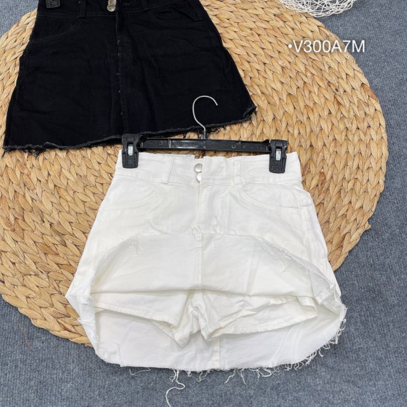 [ẢNH THẬT] QUẦN VÁY JEANS NGẮN RÁCH MÃ 84