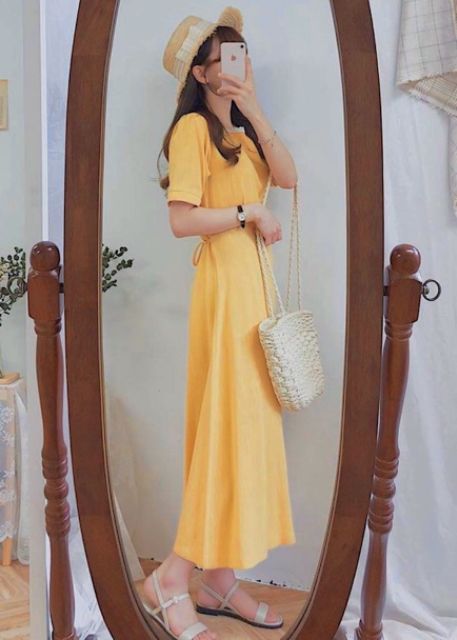 Đầm Tiểu Thư ren cổ