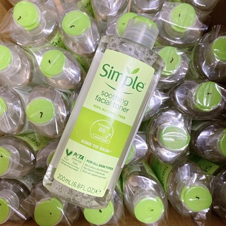 Nước Simple Cân Bằng Da Dịu Nhẹ Kind To Skin Soothing Facial Toner 200ml