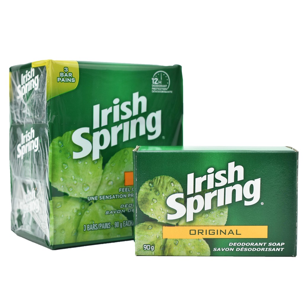 LỐC 3 CỤC XÀ BÔNG IRISH SPRING CỦA MỸ 270g