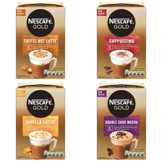 CÀ PHÊ HÒA TAN CAO CẤP NESCAFE Vani Latte 148g / Cappuccino 124g (HỘP GIẤY 8 GÓI). Date 03/2024