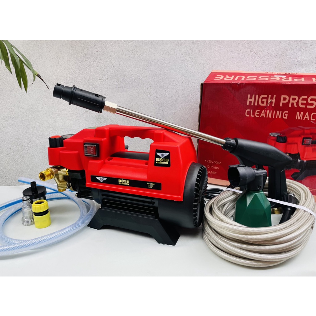 Máy Rửa Xe  3500W  chỉnh áp Siêu Bền Siêu Khỏe  Dây Áp Lực 15M Máy rửa xe mini dung tưới cây ,rửa xe