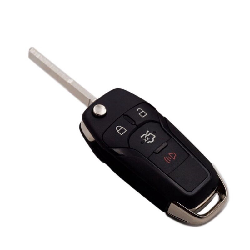 Vỏ chìa khoá độ gập xe Ford 4 nút ( 3 + 1 nút )