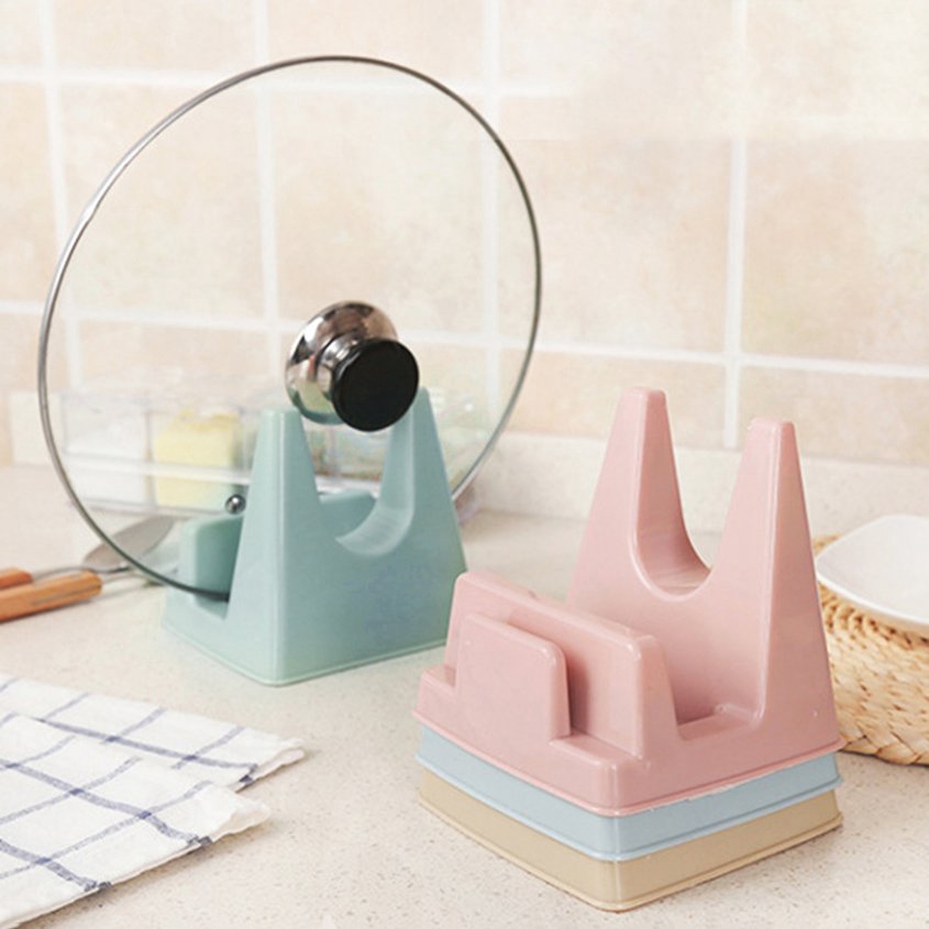 Giá đỡ nhựa nhiều màu để gọn nắp nồi vá tiện dụng cho nhà bếp | BigBuy360 - bigbuy360.vn