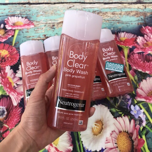 Sữa Tắm Mụn Lưng Neutrogena Body Clear Body Wash Pink Grapefruit
