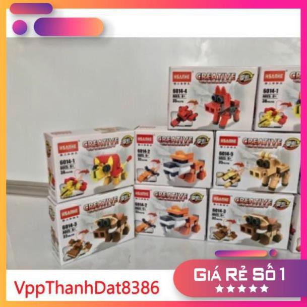 (Sale) Lego xếp hình thông minh nhiều hình hơn 30 chi tiết
