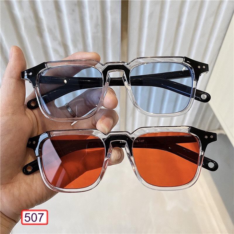 Mắt Kính 2 Chấm Viền Trong Suốt STYLE KPOP K507 Nhiều Màu Hot Trend | BigBuy360 - bigbuy360.vn