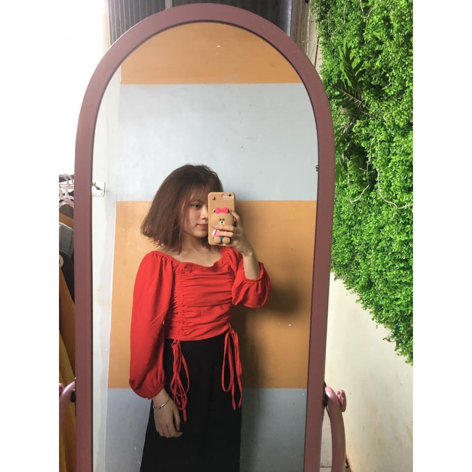 Áo nữ kiểu rút dây đũi xinh xắn