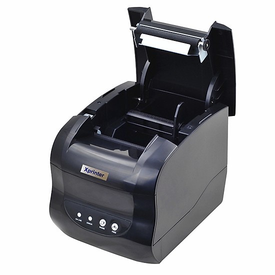 Máy in mã vạch Xprinter, In tem trà sũa, in bill   XP- 365B Hàng Nhập Khẩu Model 2019