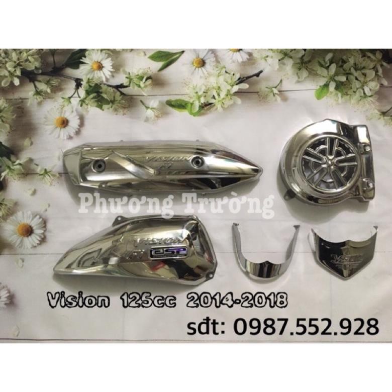 Bộ ốp bảo vệ inox Vision đời 2014-2021, Bán lẻ