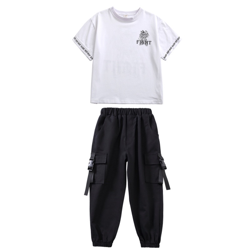 Áo Vest Nhảy Hip-Hop Đường Phố Cá Tính Thời Trang Cho Bé Trai Và Bé Gái Màu Tối A3