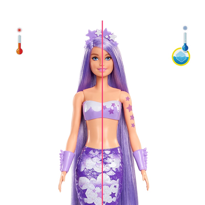 Đồ Chơi BARBIE Búp Bê Barbie Đổi Màu - Phiên Bản Tiên Cá HCC46