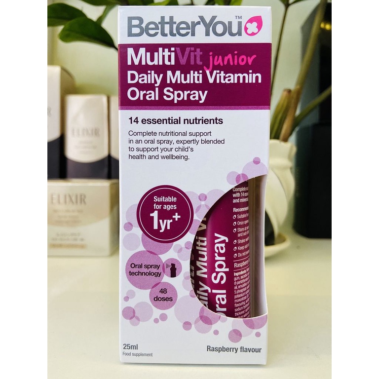 Xịt Multi Vitamin Better You cho bé