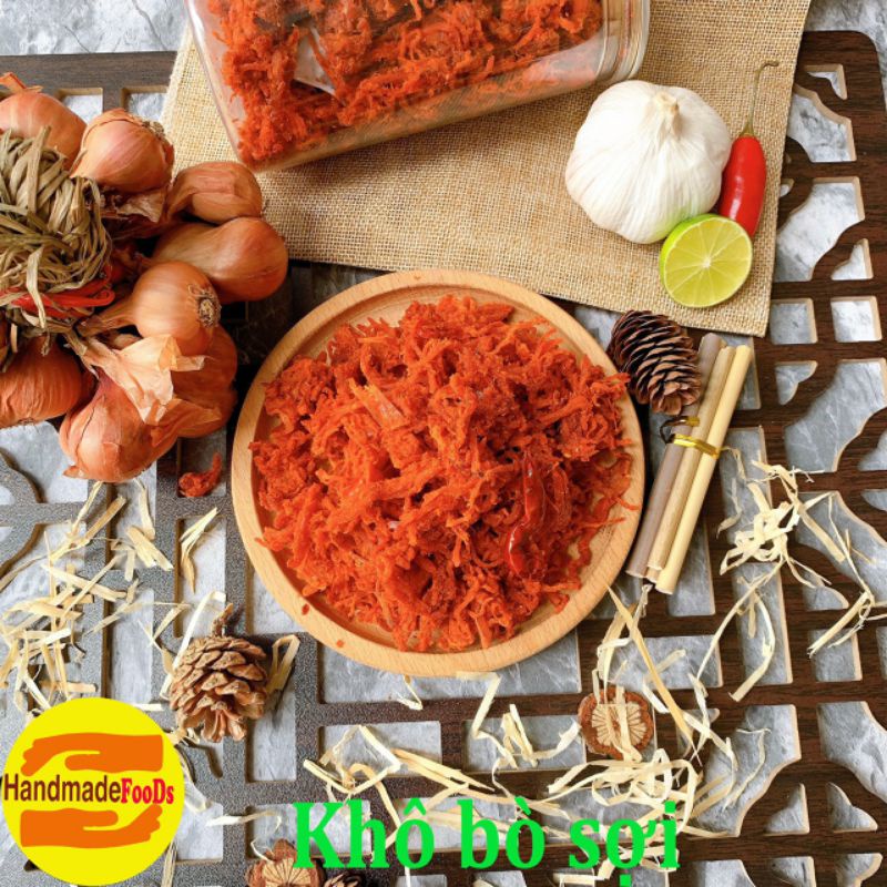 Khô bò miếng-Khô bò que-khô bò sợi-Thịt khô bò dai ngon rẻ chế biến đóng lon 150g | BigBuy360 - bigbuy360.vn