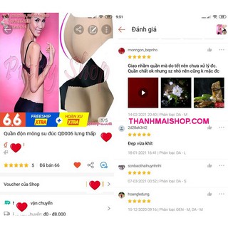 Quần độn mông su đúc QD006 lưng thấp