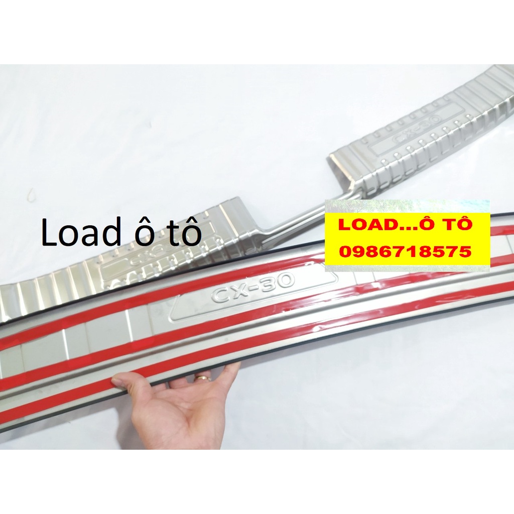 Chống Trầy Cốp Trong Ngoài Inox  Xe Mazda CX30, CX3 2021-2022 Cao Cấp Nhất Thị Trường