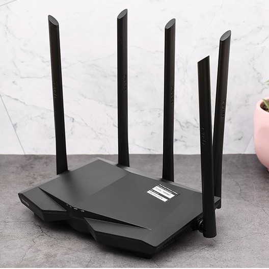 Bộ Phát Sóng Wifi Router Chuẩn AC1200 Tenda AC7 Đen