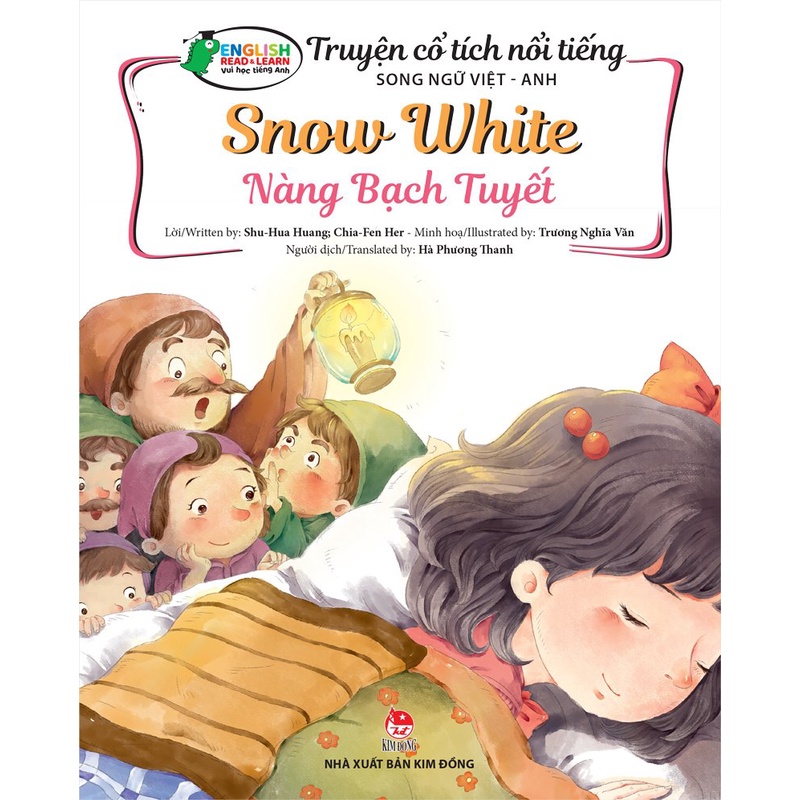 Sách - Truyện cổ tích nổi tiếng song ngữ Việt - Anh - Snow White - Nàng Bạch Tuyết