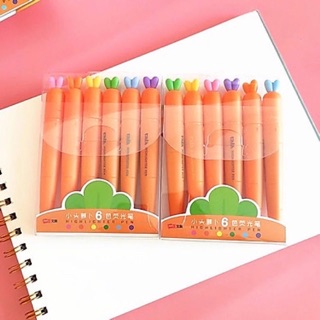 Bút dạ Cà Rốt 6 màu mẫu dài