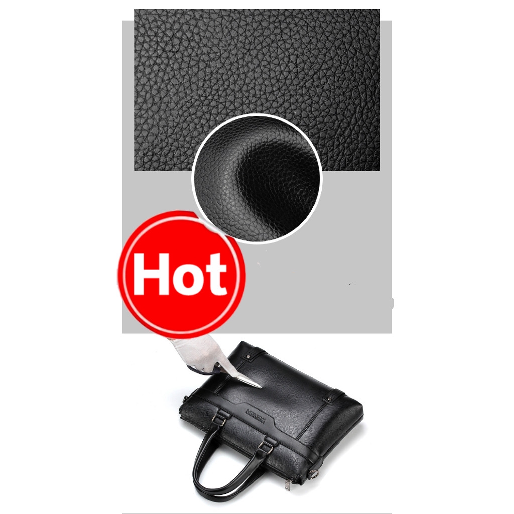 Men's briefcase color Messenger Business bag PU leather bag 01