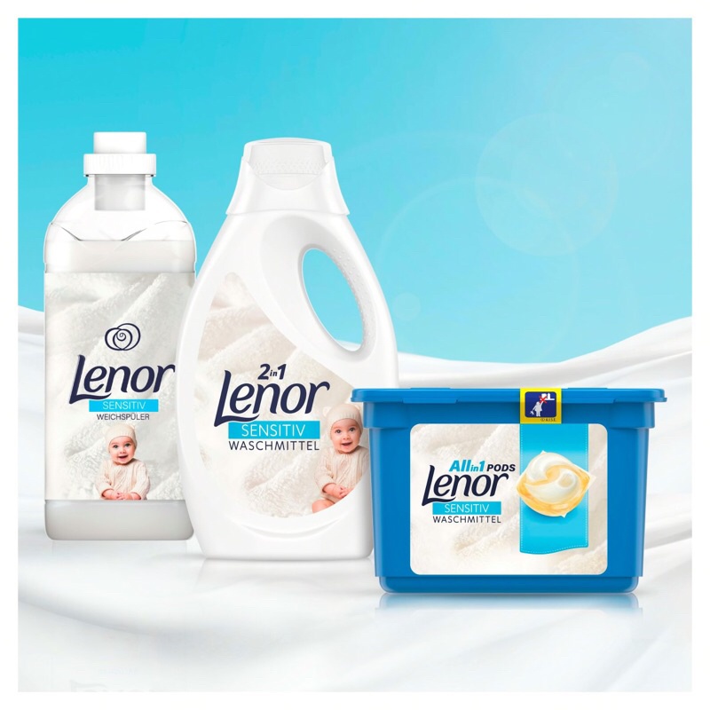 [NỘI ĐỊA ĐỨC] Nước xả vải cao cấp Lenor, tích hợp hương nước hoa siêu sang, 1,44l