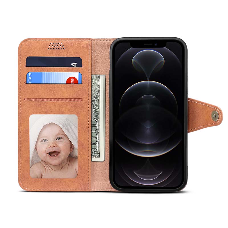 Ốp Điện Thoại Mềm Chống Sốc Dạng Ví Có Ngăn Đựng Thẻ Cho iPhone 14 Pro Max Plus 13 mini iPhone14 14Pro 14ProMax 14Plus
