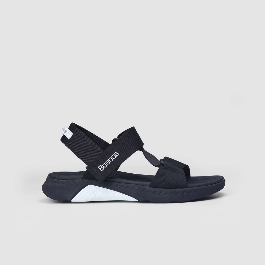 GIÀY SANDAL ĐI HỌC - BUENAS CHÍNH HÃNG F7 ĐEN ĐEN SIZE 39, 40, 41, 42, 43 [GIÀY SANDAL NAM NỮ]