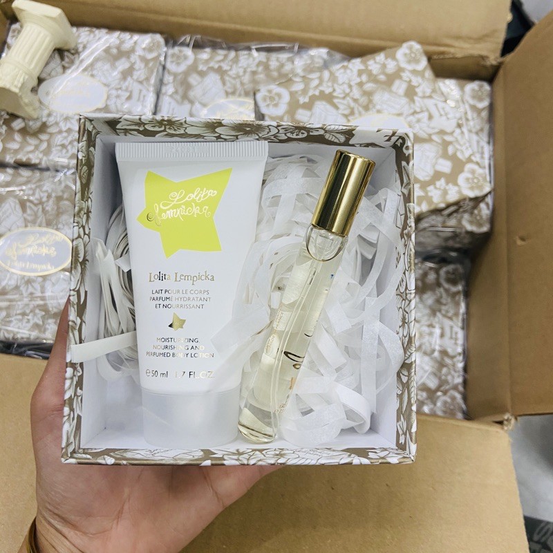 [Mã 1512FMCGSALE1 giảm 10% đơn 250K] Set Nước Hoa Lolita Lempicka 7.5ml và lotion 50ml