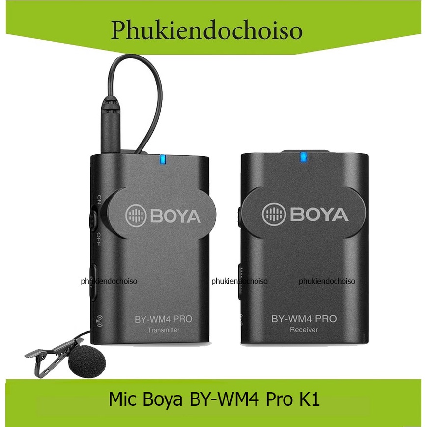 Micro thu âm không dây Boya BY-WMA Pro K1