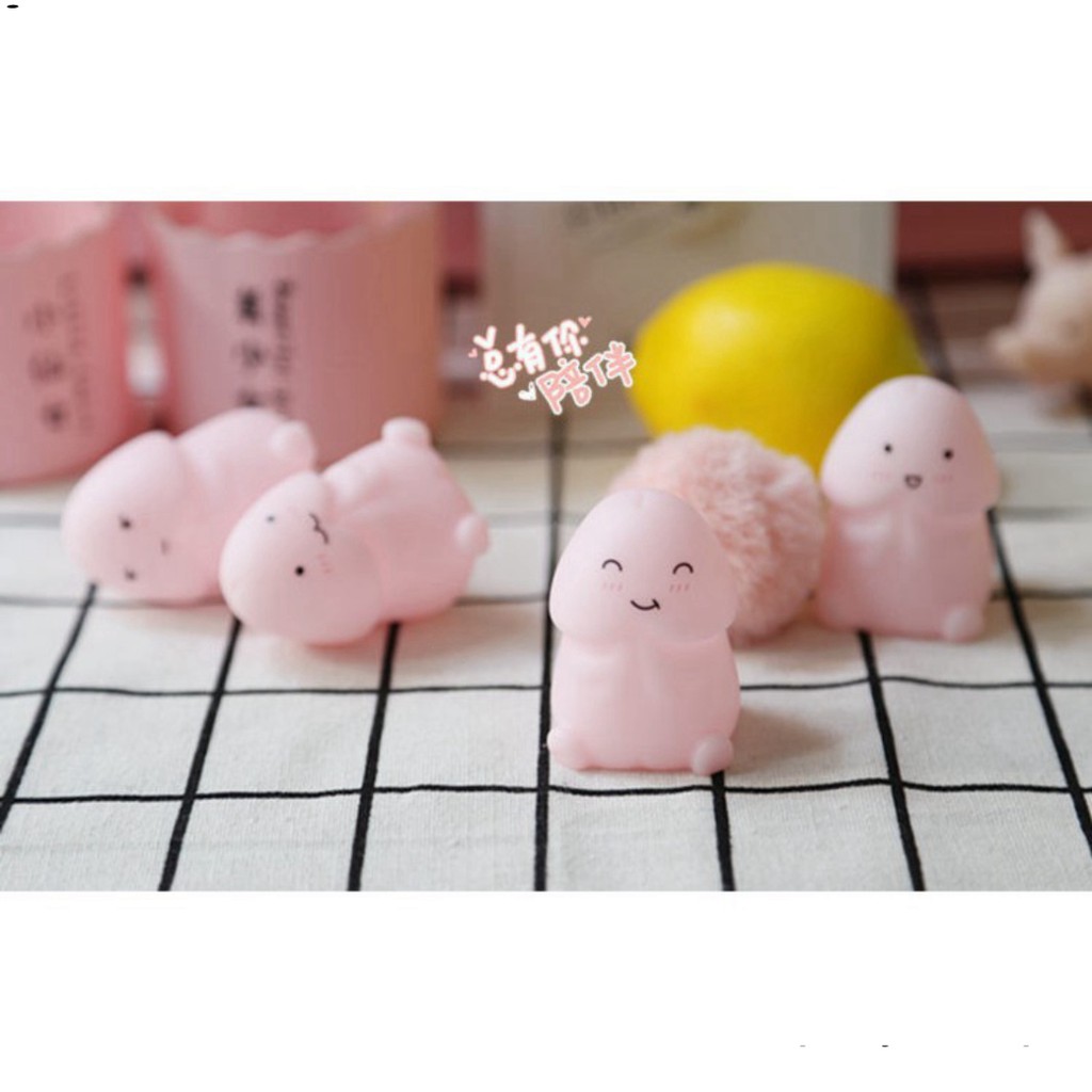 Squishy Mochi con ciu hồng siêu dễ thương mã HBP27 Kgiá như sỉ