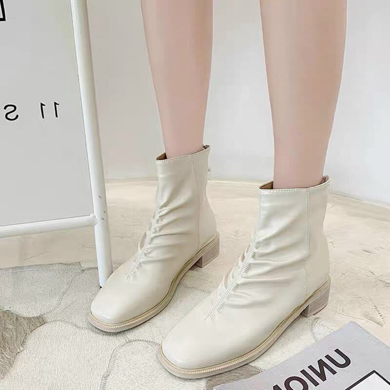 FREESHIP BỐT THỜI TRANG,BỐT NỮ DÚM ĐẾ BẰNG ÊM CHÂN FULLBOX MS 1017 | BigBuy360 - bigbuy360.vn