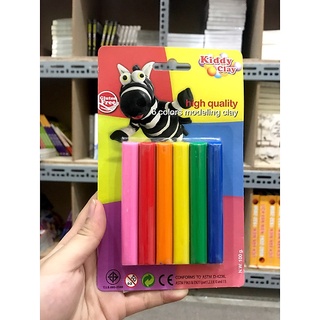 Đất nặn 6 màu Kiddy Clay 100g ST1006