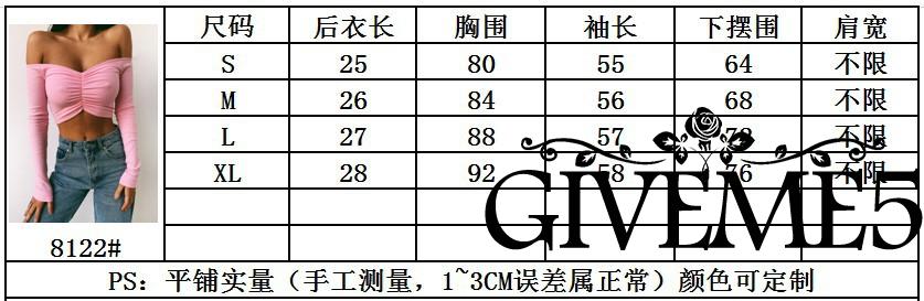 Áo Dệt Kim Tay Dài Hở Vai Gợi Cảm Cho Nữ