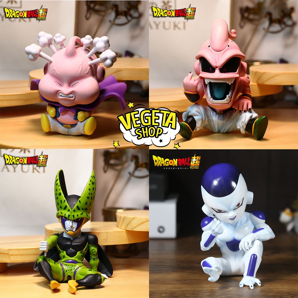 Mô hình Buu - Dragon Ball - Kid Buu Majin Buu Ma bư mập béo gầy Cell Xên bọ hung Frieza Fide - Full box - Cao 10~12cm