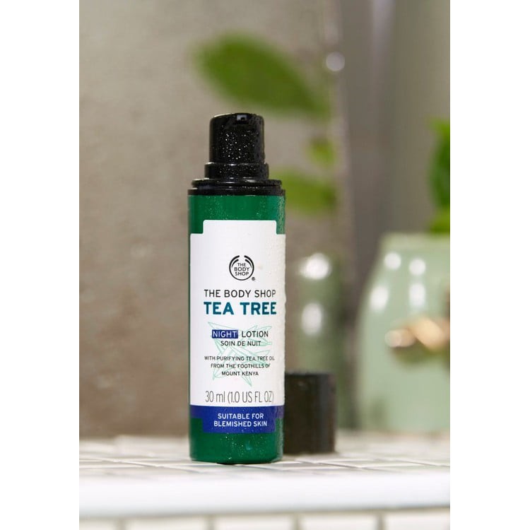 Kem dưỡng đêm cho da dầu Tràm trà THE BODY SHOP Tea Tree Night Lotion 30ml