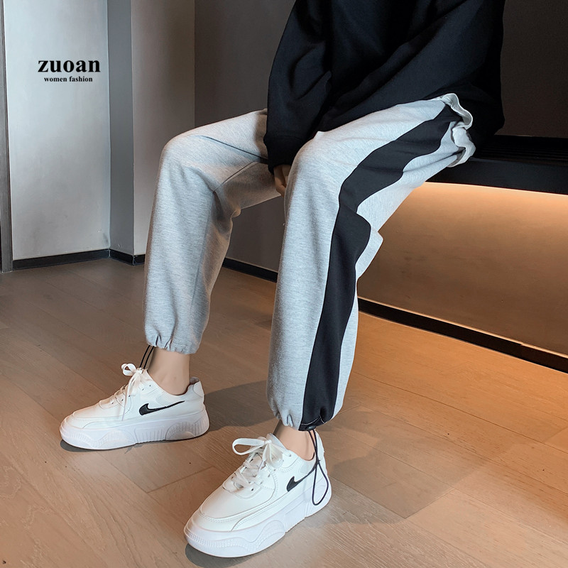 Quần Dài Thể Thao Dáng Rộng Kiểu Hàn Quốc Thời Trang Mùa Thu Cho Nữ | BigBuy360 - bigbuy360.vn